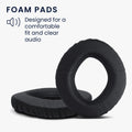 kwmobile Ear Pads for Sennheiser PX360 / MM550-X / MM450-X Ear Cushions Replacement Parts Headphone Earpads Over Ear Headphones