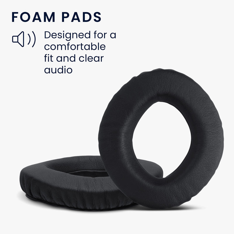 kwmobile Ear Pads for Sennheiser PX360 / MM550-X / MM450-X Ear Cushions Replacement Parts Headphone Earpads Over Ear Headphones