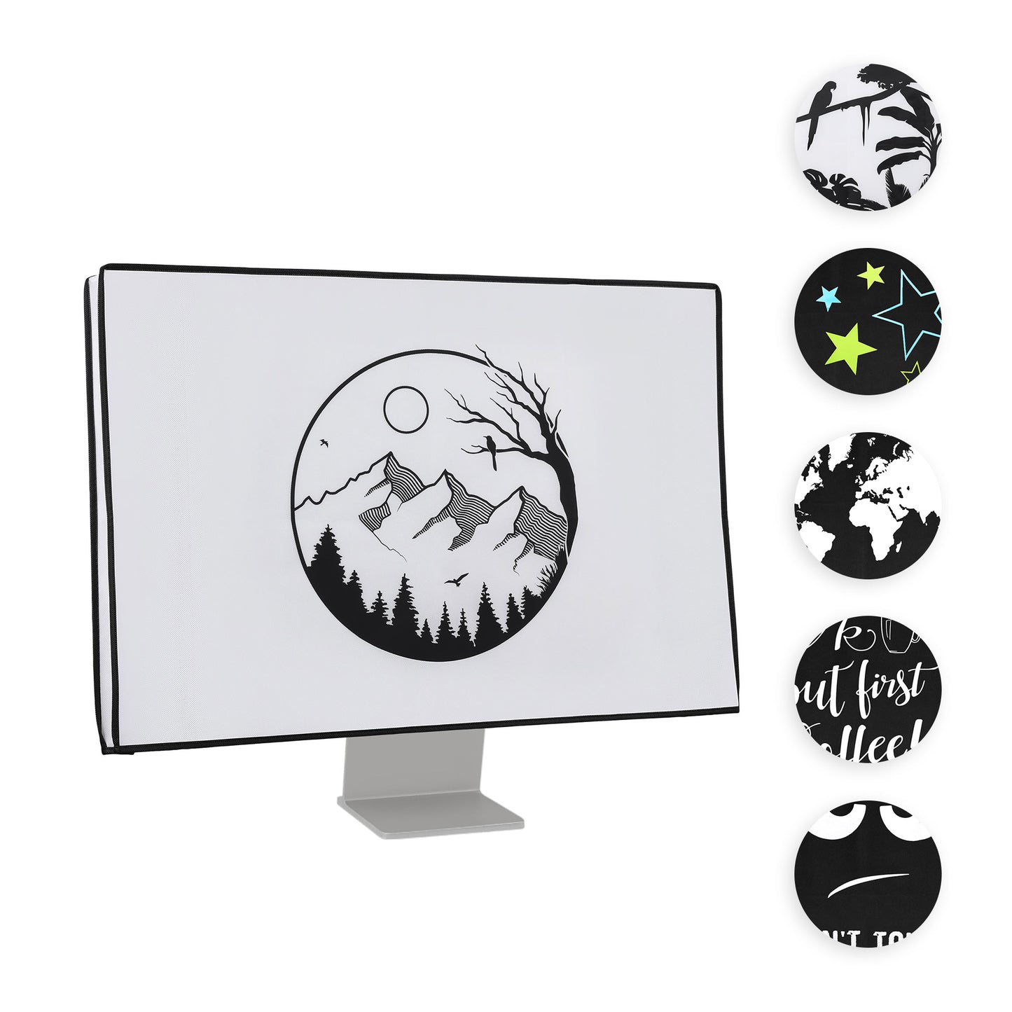 kwmobile 31-32" Monitor Hülle - PC Bildschirm Schutzhülle für 31-32" Monitor - Computer Cover Case Gelb  [dsg98]