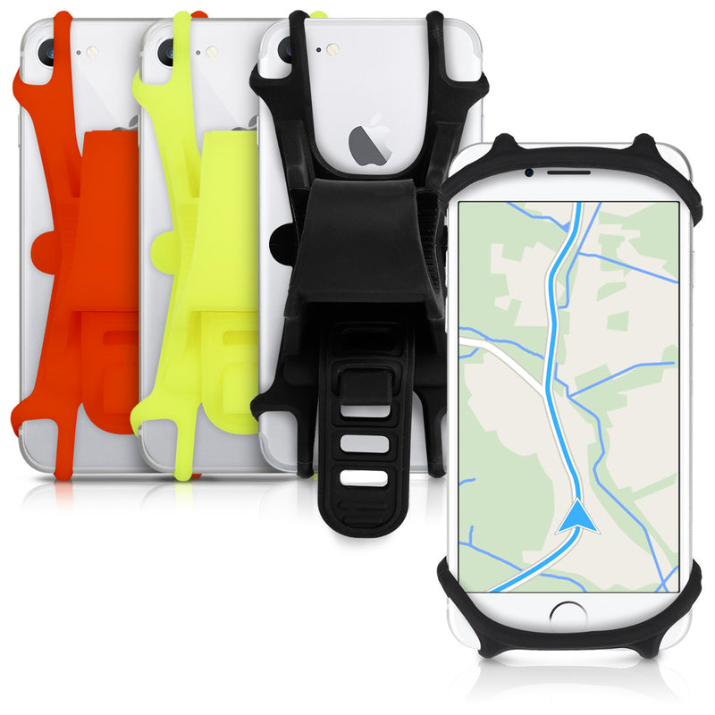 kwmobile Universal Bicycle Phone Holder Bike Mount Phone Holder for all Bicycle Handlebars