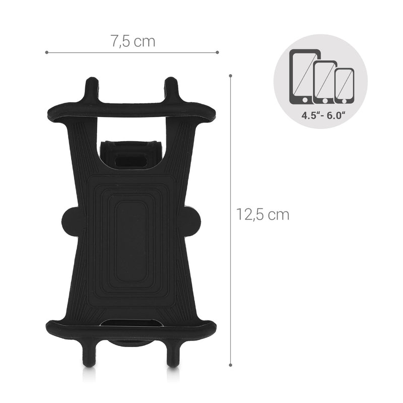 kwmobile Universal Bicycle Phone Holder Bike Mount Phone Holder for all Bicycle Handlebars