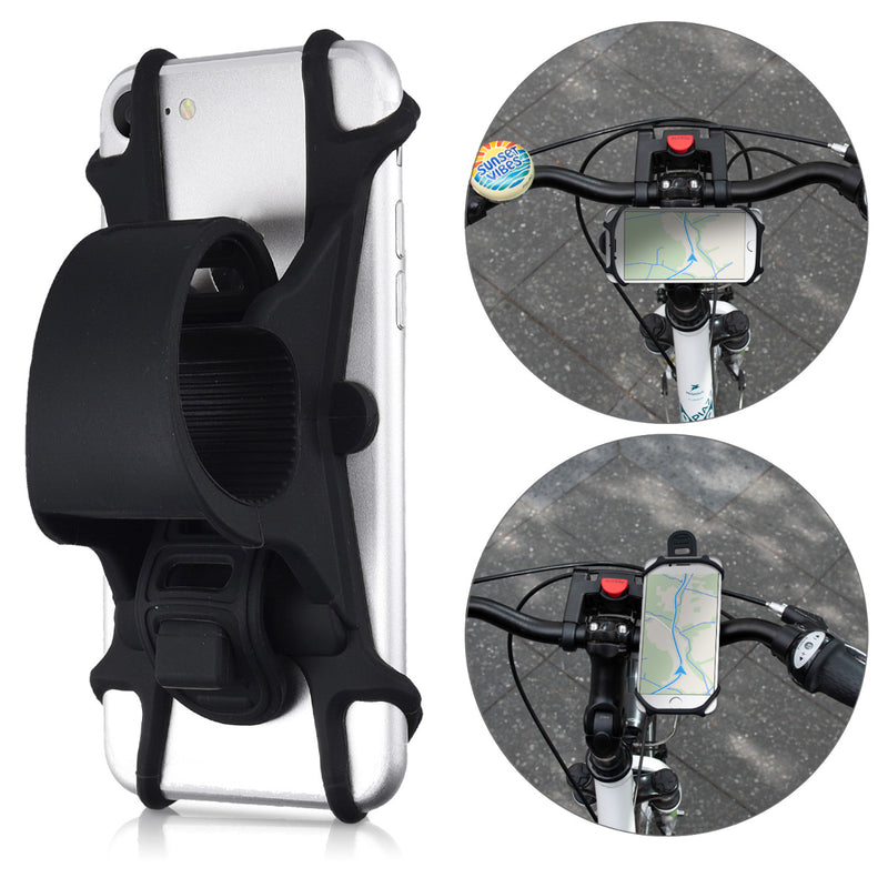 kwmobile Universal Bicycle Phone Holder Bike Mount Phone Holder for all Bicycle Handlebars