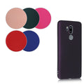 kwmobile Case kompatibel mit LG G7 ThinQ / Fit / One Hülle - Schutzhülle aus Silikon metallisch schimmernd - Handyhülle Metallic Dunkelrot Metallic Dunkelrot  