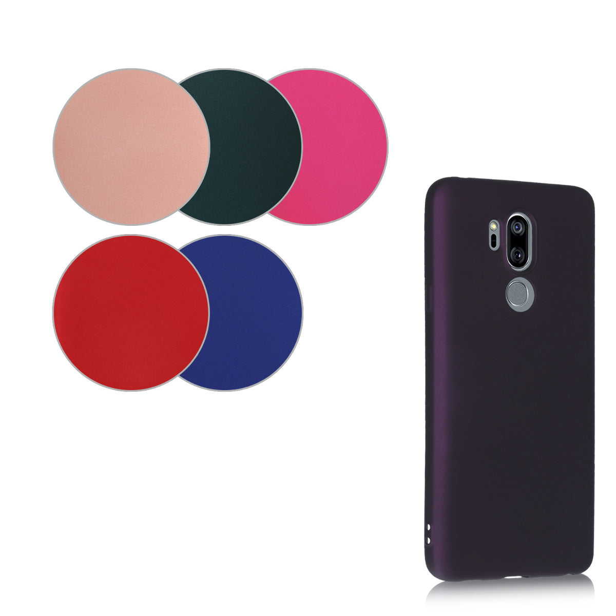 kwmobile Phone Case for LG G7 ThinQ / Fit / One Case - Silicone Case - Protective Cover