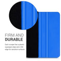 Felt-edged squeegee