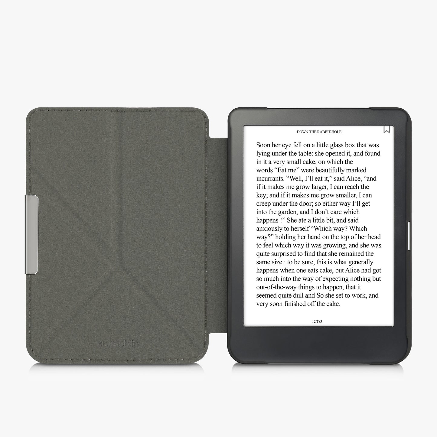 kwmobile Case for Kobo Clara HD eReader Cover with Stand and Auto Sleep Function