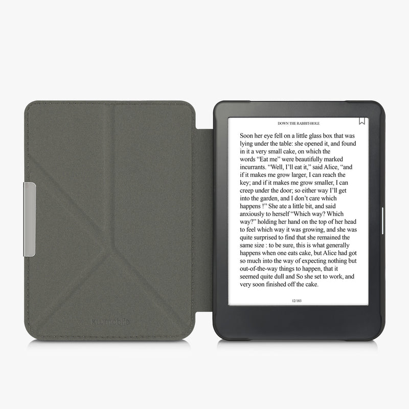 kwmobile Case for Kobo Clara HD eReader Cover with Stand and Auto Sleep Function