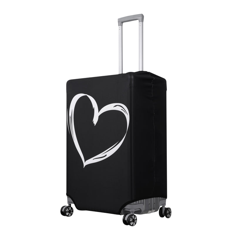 kwmobile Suitcase Cover - Elastic Suitcase Protector with Zipper - Travel Luggage Cover Case