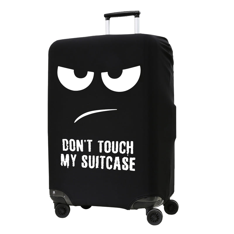 kwmobile Suitcase Cover - Elastic Suitcase Protector with Zipper - Travel Luggage Cover Case