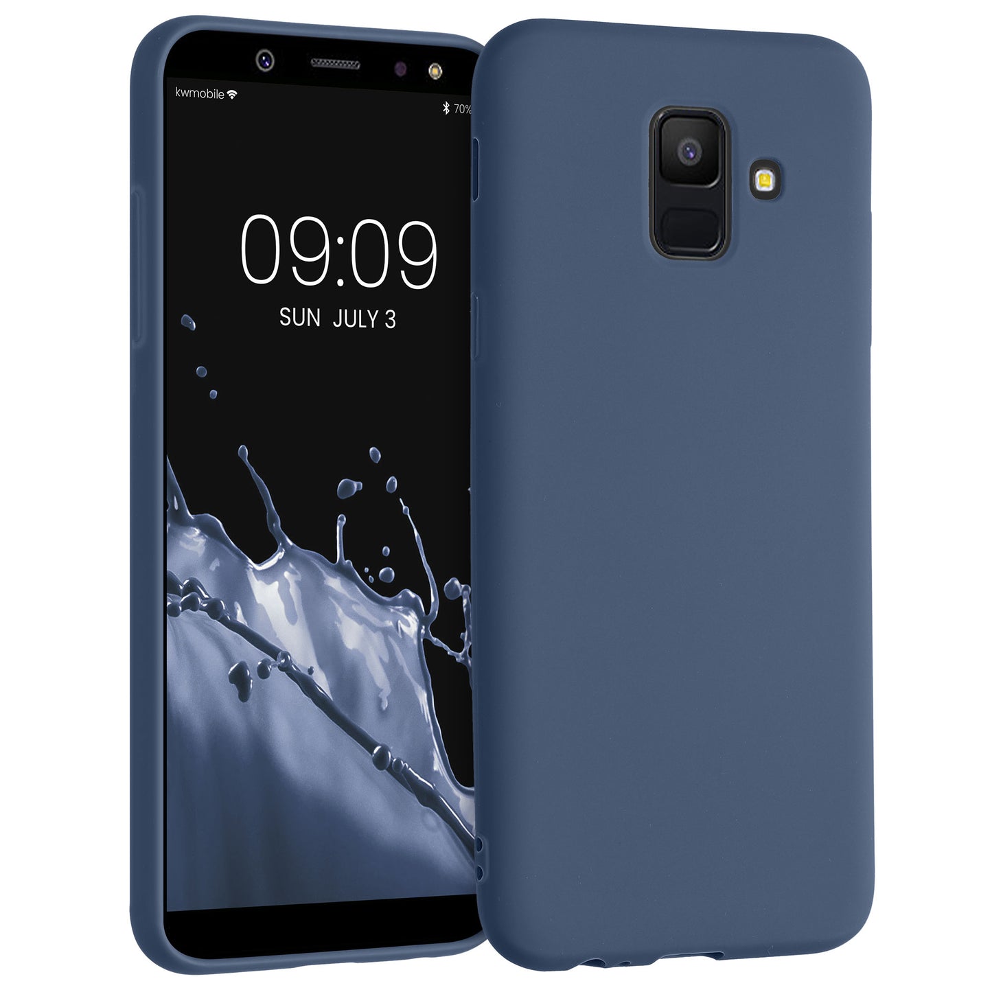 kwmobile Phone Case for Samsung Galaxy A6 (2018) - Wireless Charging - Protective Cover