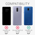 kwmobile Phone Case for Samsung Galaxy A6 (2018) - Wireless Charging - Protective Cover