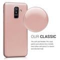 kwmobile Phone Case for Samsung Galaxy A6+/A6 Plus (2018) Case - Metallic Shimmering Silicone Case - Protective Cover