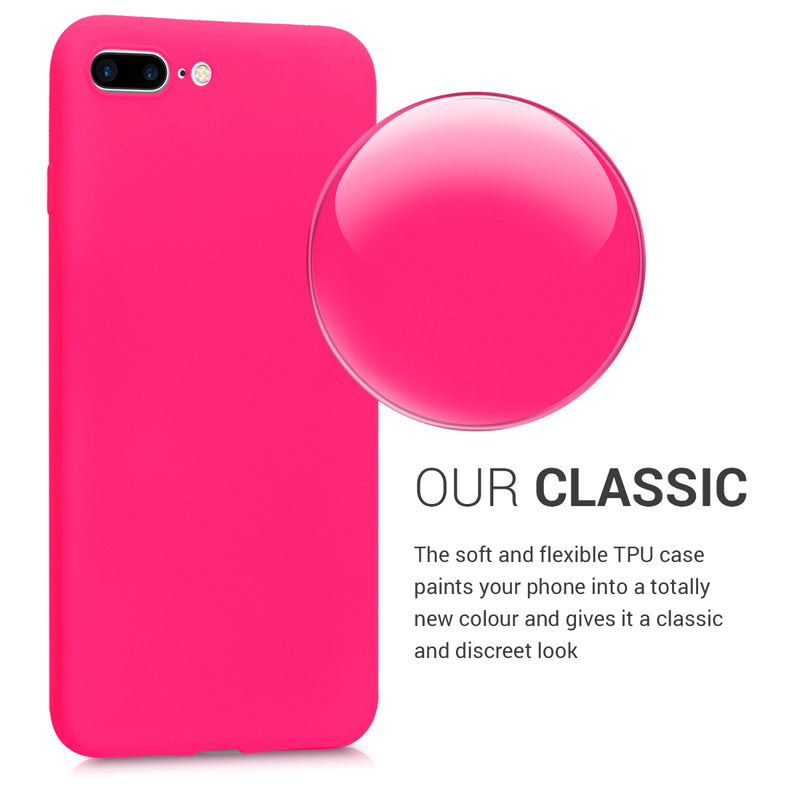kwmobile Phone Case for Apple iPhone 7 Plus / iPhone 8 Plus Case - Wireless Charging - Protective Cover