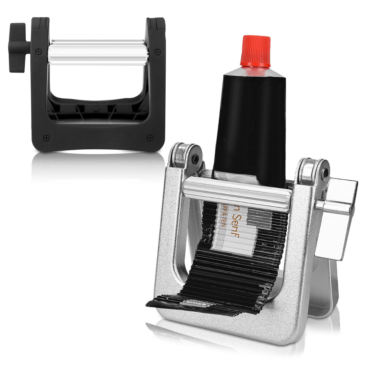 kwmobile Tube Squeezer Metal Toothpaste Dispenser Tube Squeezer Tube Press Tube Squeezer for All Tube Holders Tube Squeezer Tube Roller Toothpaste Squeezer