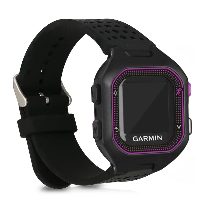 kwmobile Silicone Watch Strap for Garmin Forerunner 25 Wristband Replacement Strap for Fitness Tracker Replacement Band Smartwatch