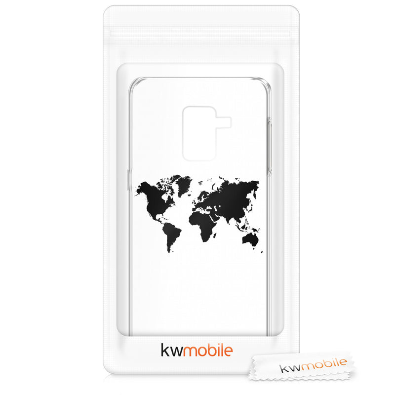 kwmobile Case Compatible with Samsung Galaxy A8 (2018) - Transparent Silicone Cover