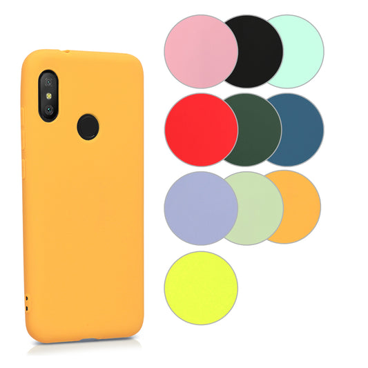 kwmobile Hülle kompatibel mit Xiaomi Redmi 6 Pro / Mi A2 Lite Hülle - weiches TPU Silikon Case - Cover geeignet für kabelloses Laden - Mintgrün matt Mintgrün matt  