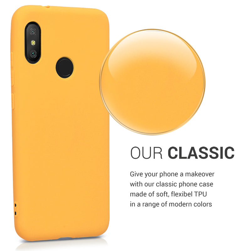 kwmobile Phone Case for Xiaomi Redmi 6 Pro / Mi A2 Lite - Wireless Charging - Protective Cover