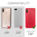 kwmobile Phone Case for Xiaomi Redmi 6 Pro / Mi A2 Lite - Wireless Charging - Protective Cover