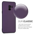 kwmobile Phone Case for Samsung Galaxy A8 (2018) Case - Metallic Shimmering Silicone Case - Protective Cover