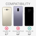 kwmobile Phone Case for Samsung Galaxy A8 (2018) Case - Metallic Shimmering Silicone Case - Protective Cover
