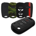 kwmobile Car Key Cover compatible with Hyundai 3-Button Flip Car Key - Key Cover Don't touch my Key