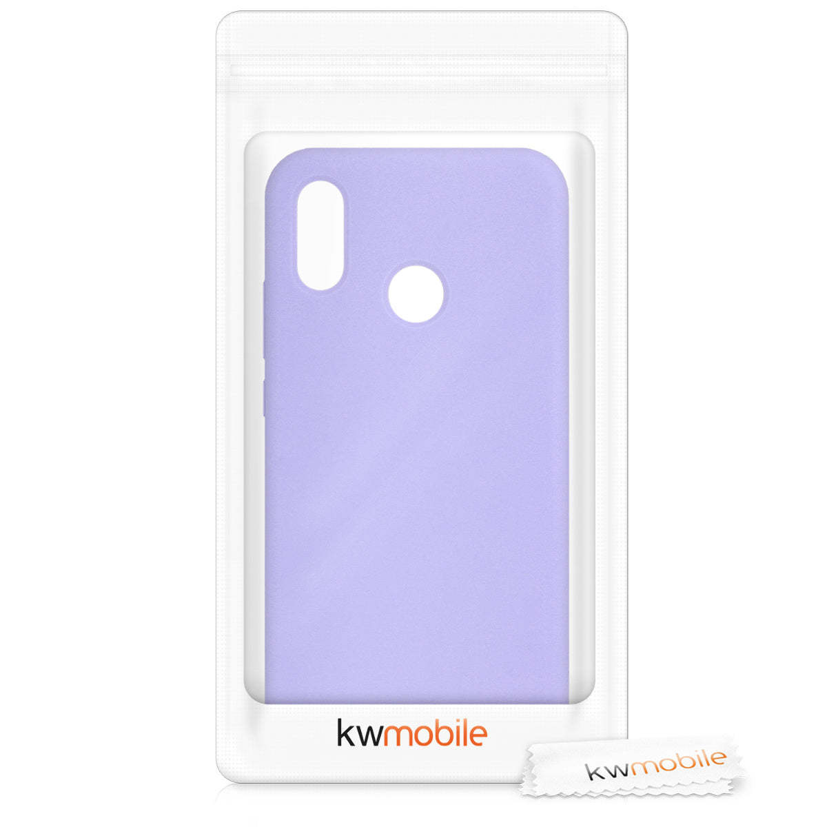 kwmobile Phone Case for Huawei P20 Lite - Silicone Case - Wireless Charging - Protective Cover
