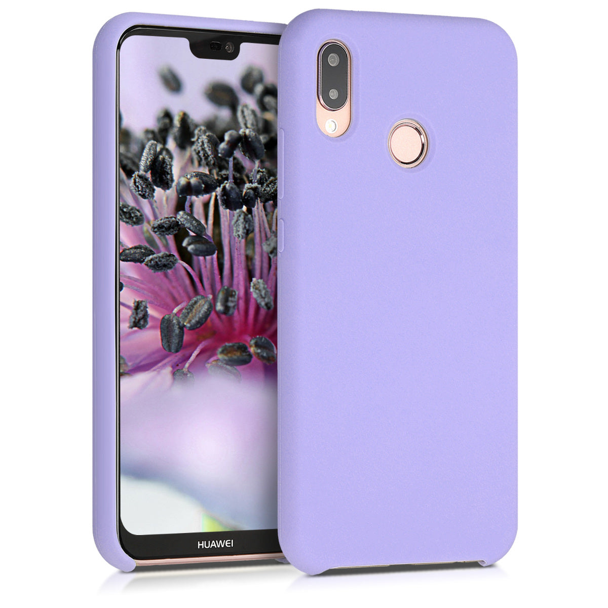 kwmobile Phone Case for Huawei P20 Lite - Silicone Case - Wireless Charging - Protective Cover