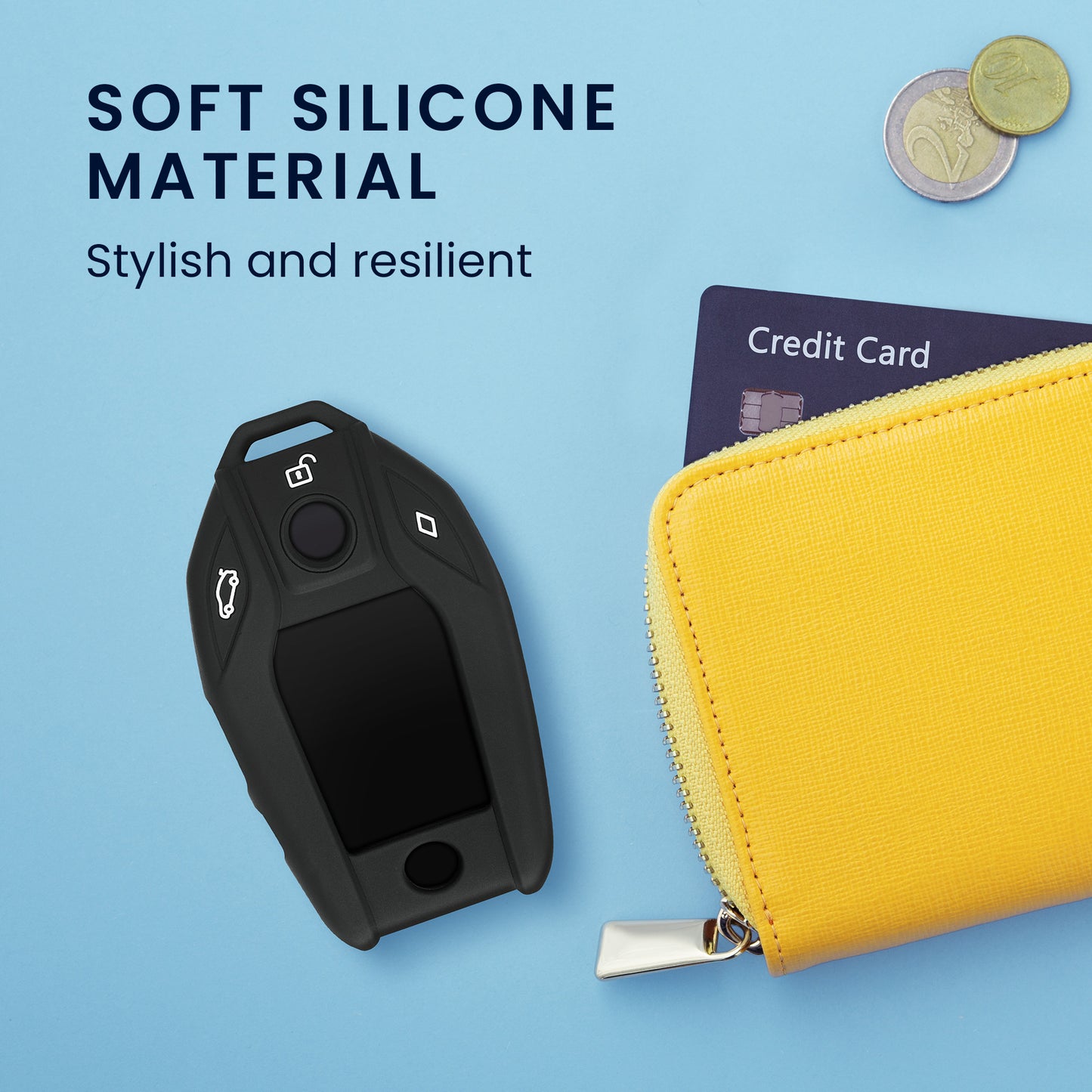 Silicone Case compatible with BMW Car Key
