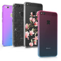 kwmobile Case kompatibel mit Huawei P10 Lite - Hülle Handy - Handyhülle Zwei Farben Pink Blau Transparent Pink  [dsg02]