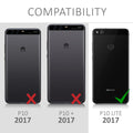 kwmobile Case Compatible with Huawei P10 Lite - Phone Cover - Transparent