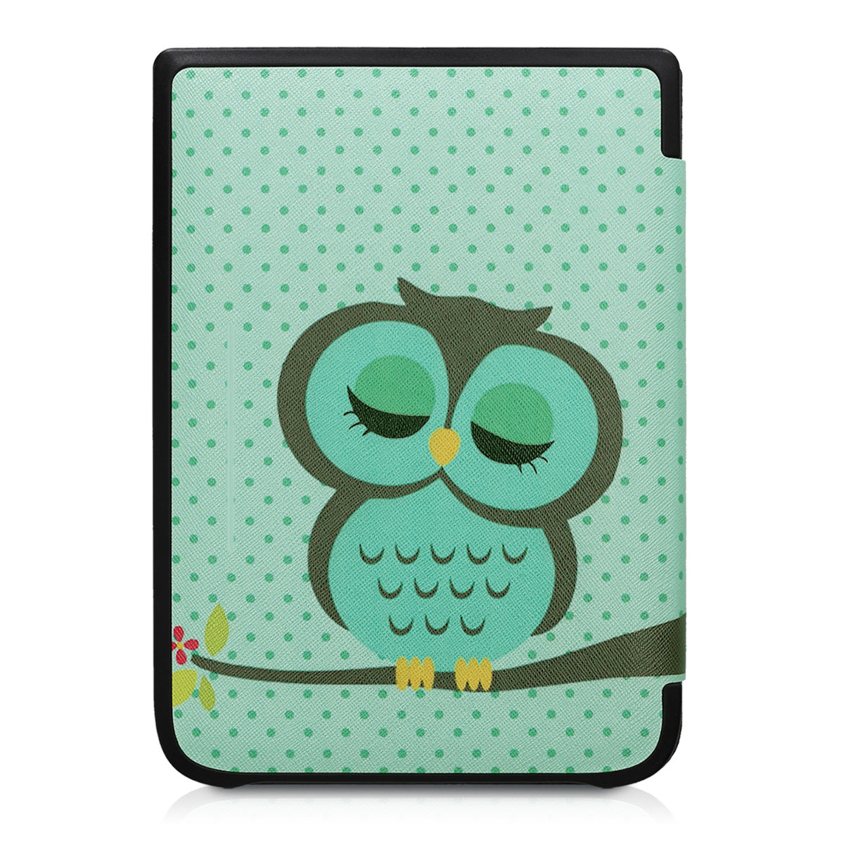 kwmobile Protective Case for Pocketbook InkPad 3 / 3 Pro / Color / Vivlio InkPad 3 Case - eReader Flip Case with Auto Sleep Function - Travel Vintage