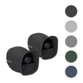 kwmobile 2x Hülle kompatibel mit Arlo Pro / Pro 2 Smart - Silikon Security Camera Cover Schutzhülle Kamera - Weiß Weiß  