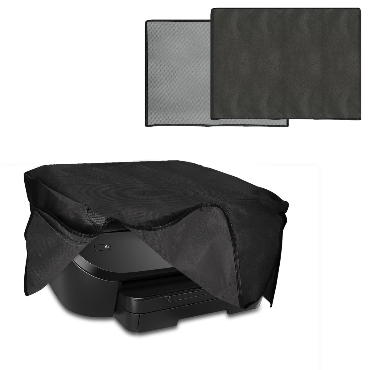 kwmobile Cover kompatibel mit HP Envy Photo 6230 / 7130 - Tasche Hülle Drucker - Staubschutzhülle Schutzhaube Schutzhülle - Hellgrau Hellgrau  