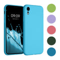 kwmobile Hülle kompatibel mit Apple iPhone XR Hülle - weiches TPU Silikon Case - Cover geeignet für kabelloses Laden - Dunkelgrün matt Dunkelgrün matt  