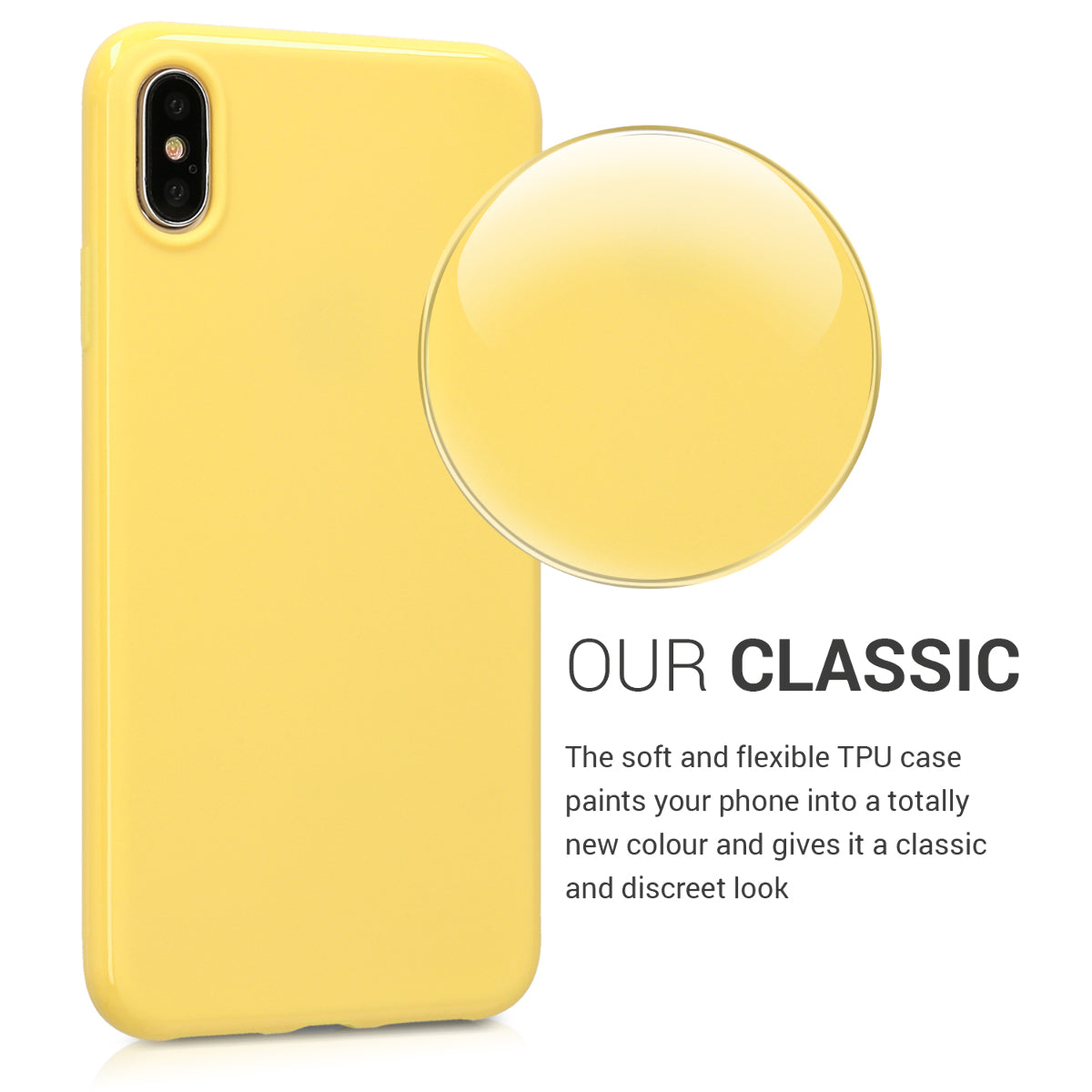 kwmobile Phone Case for Apple iPhone XS Max - Wireless Charging - Protective Cover