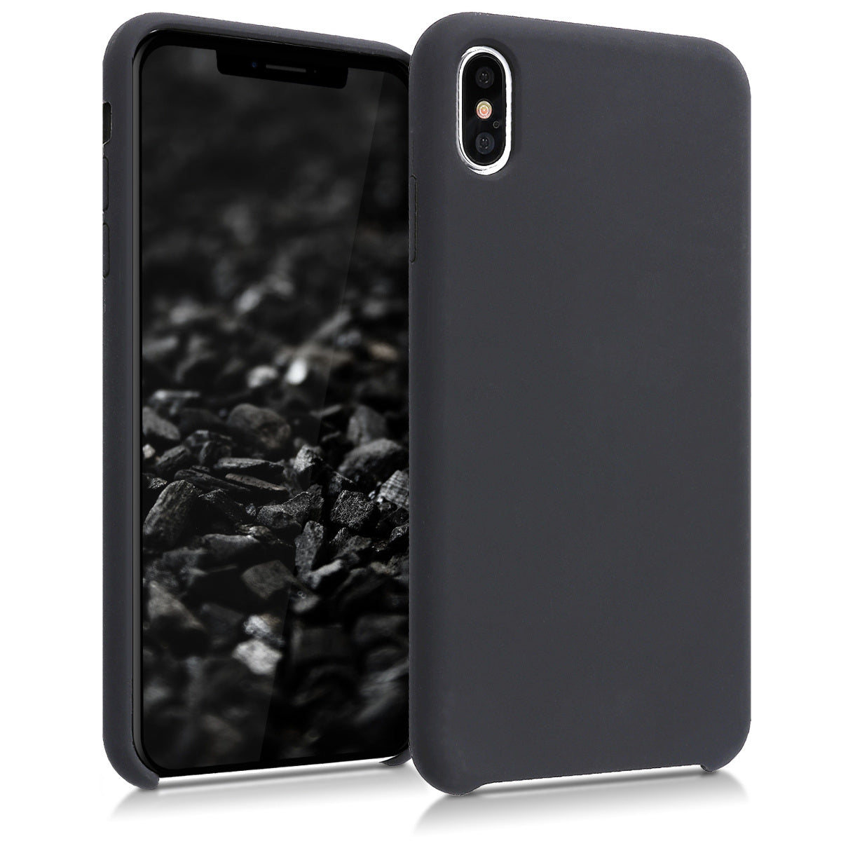 kwmobile Phone Case for Apple iPhone XS Max - Silicone Case - Wireless Charging - Protective Cover