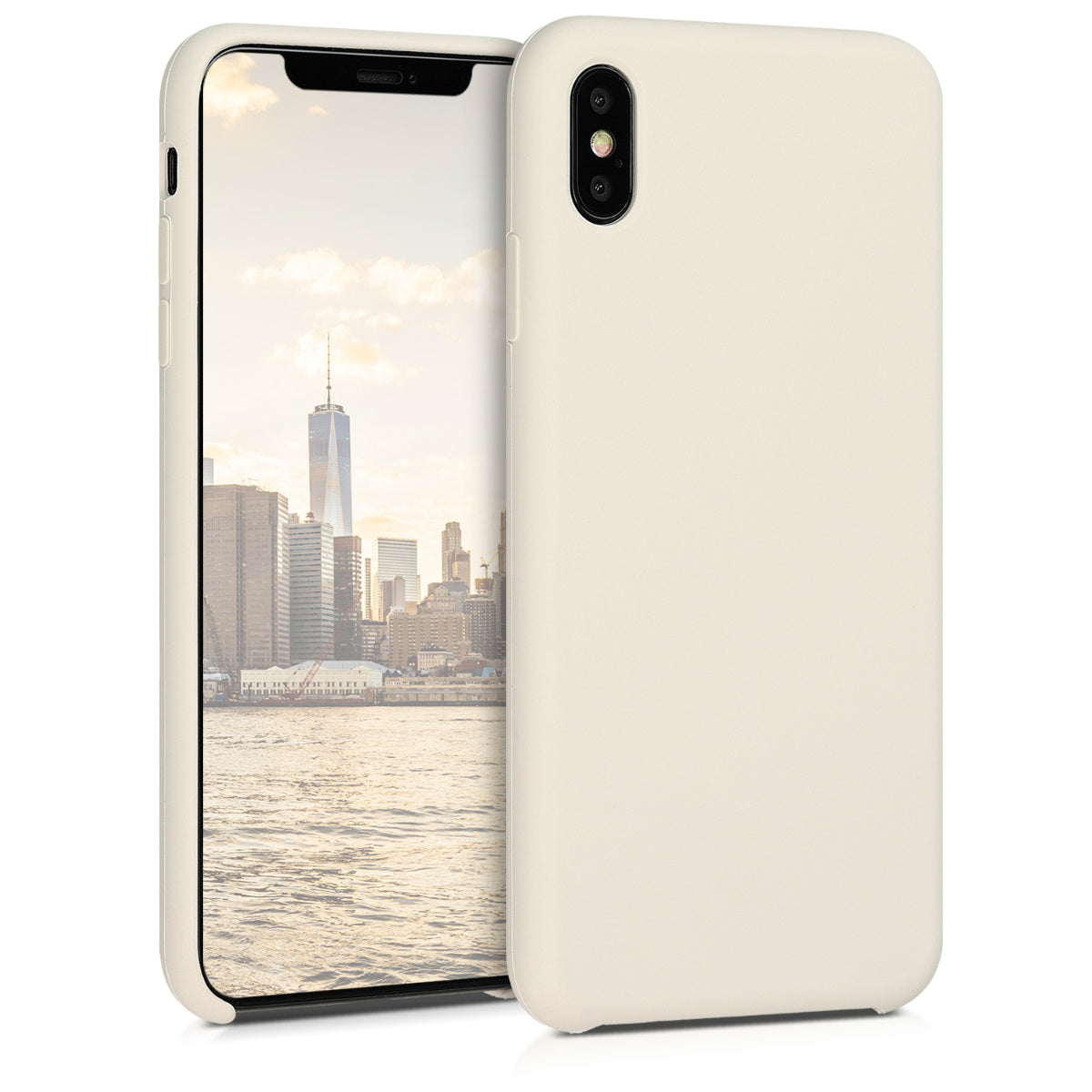 kwmobile Phone Case for Apple iPhone XS Max - Silicone Case - Wireless Charging - Protective Cover