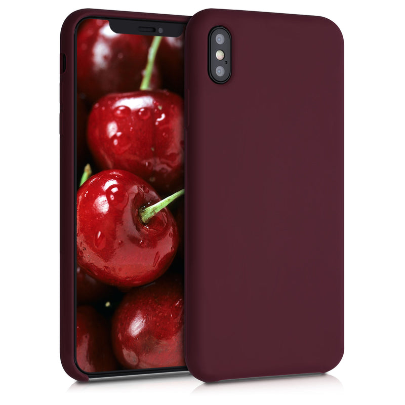 kwmobile Phone Case for Apple iPhone XS Max - Silicone Case - Wireless Charging - Protective Cover