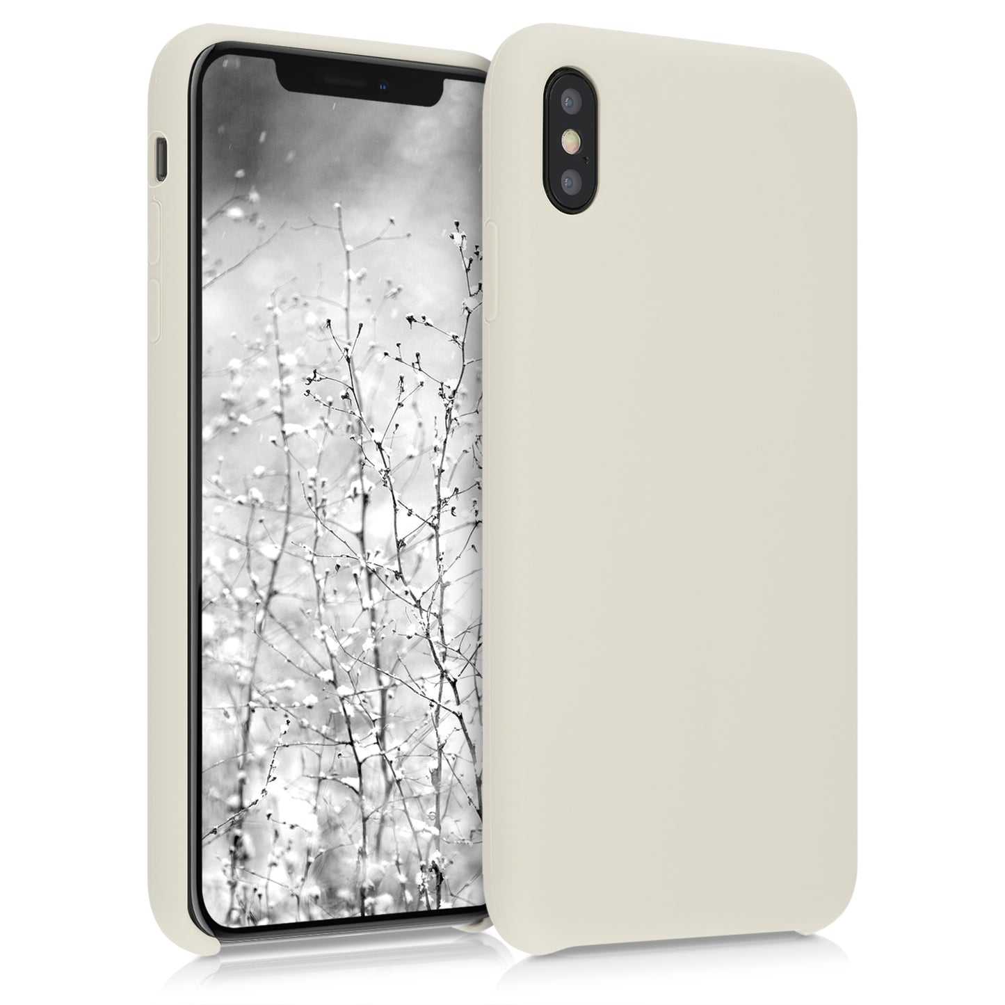 kwmobile Phone Case for Apple iPhone XS Max - Silicone Case - Wireless Charging - Protective Cover