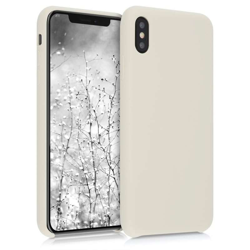 kwmobile Phone Case for Apple iPhone XS Max - Silicone Case - Wireless Charging - Protective Cover