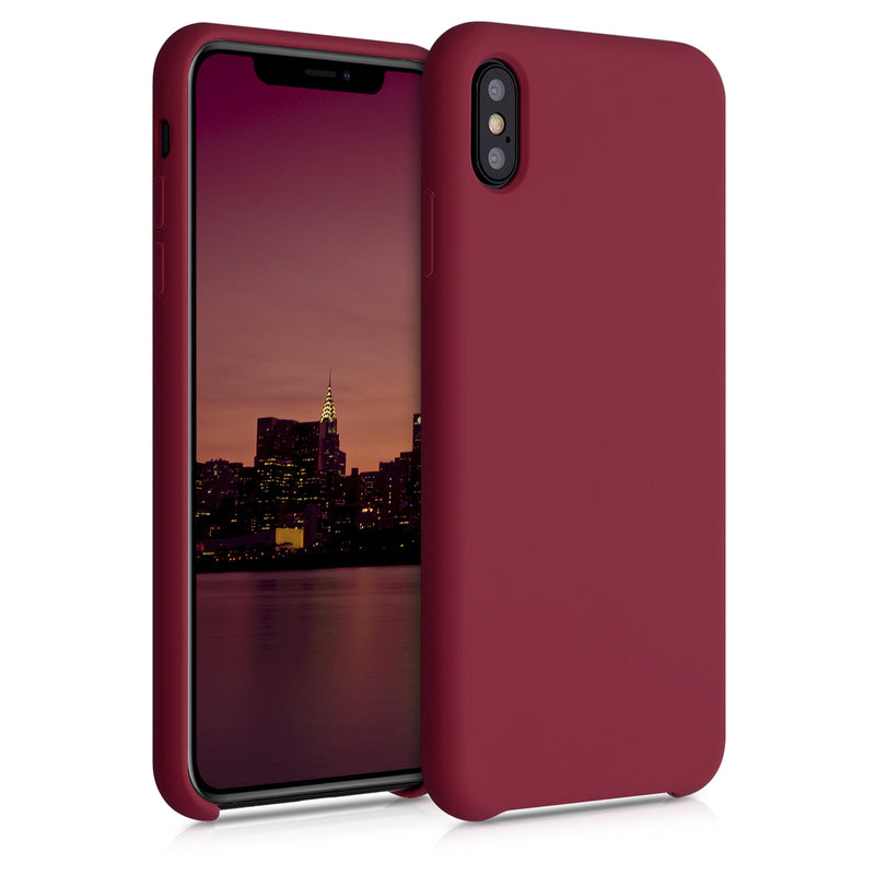 kwmobile Phone Case for Apple iPhone XS Max - Silicone Case - Wireless Charging - Protective Cover