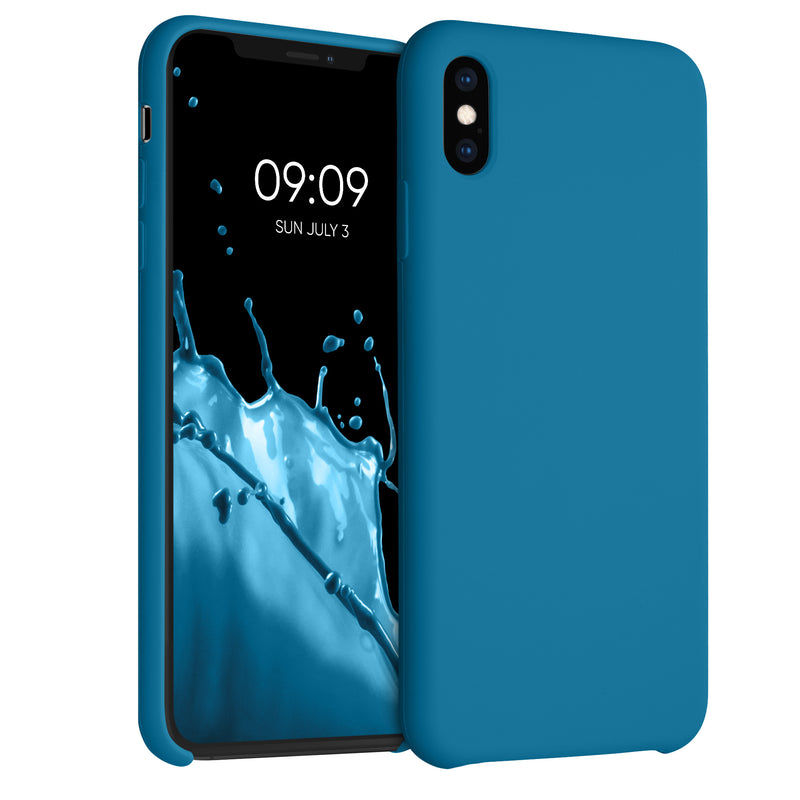 kwmobile Phone Case for Apple iPhone XS Max - Silicone Case - Wireless Charging - Protective Cover