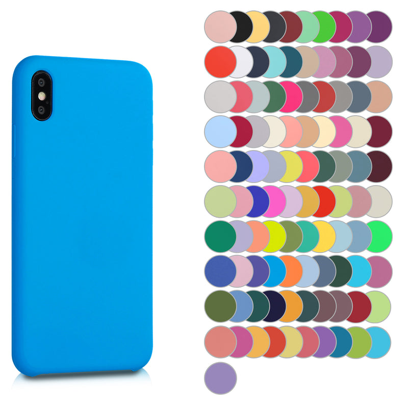 kwmobile Hülle kompatibel mit Apple iPhone XS Max Hülle - Silikon Handy Case - Handyhülle weiche Oberfläche - kabelloses Laden - Cappuccino Cappuccino  