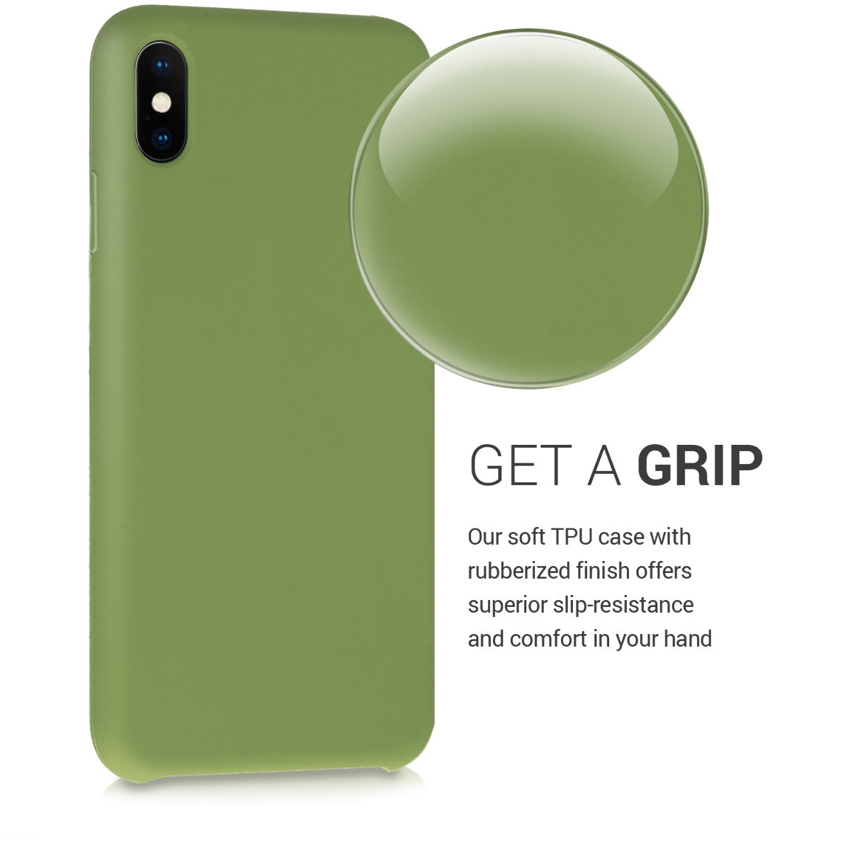 kwmobile Phone Case for Apple iPhone XS Max - Silicone Case - Wireless Charging - Protective Cover