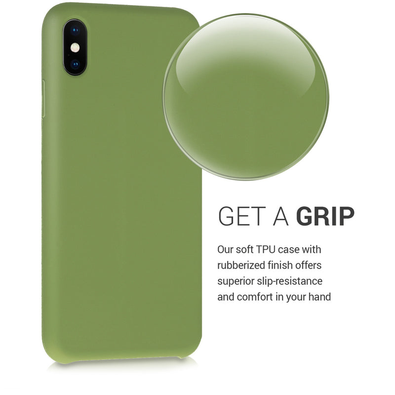 kwmobile Phone Case for Apple iPhone XS Max - Silicone Case - Wireless Charging - Protective Cover