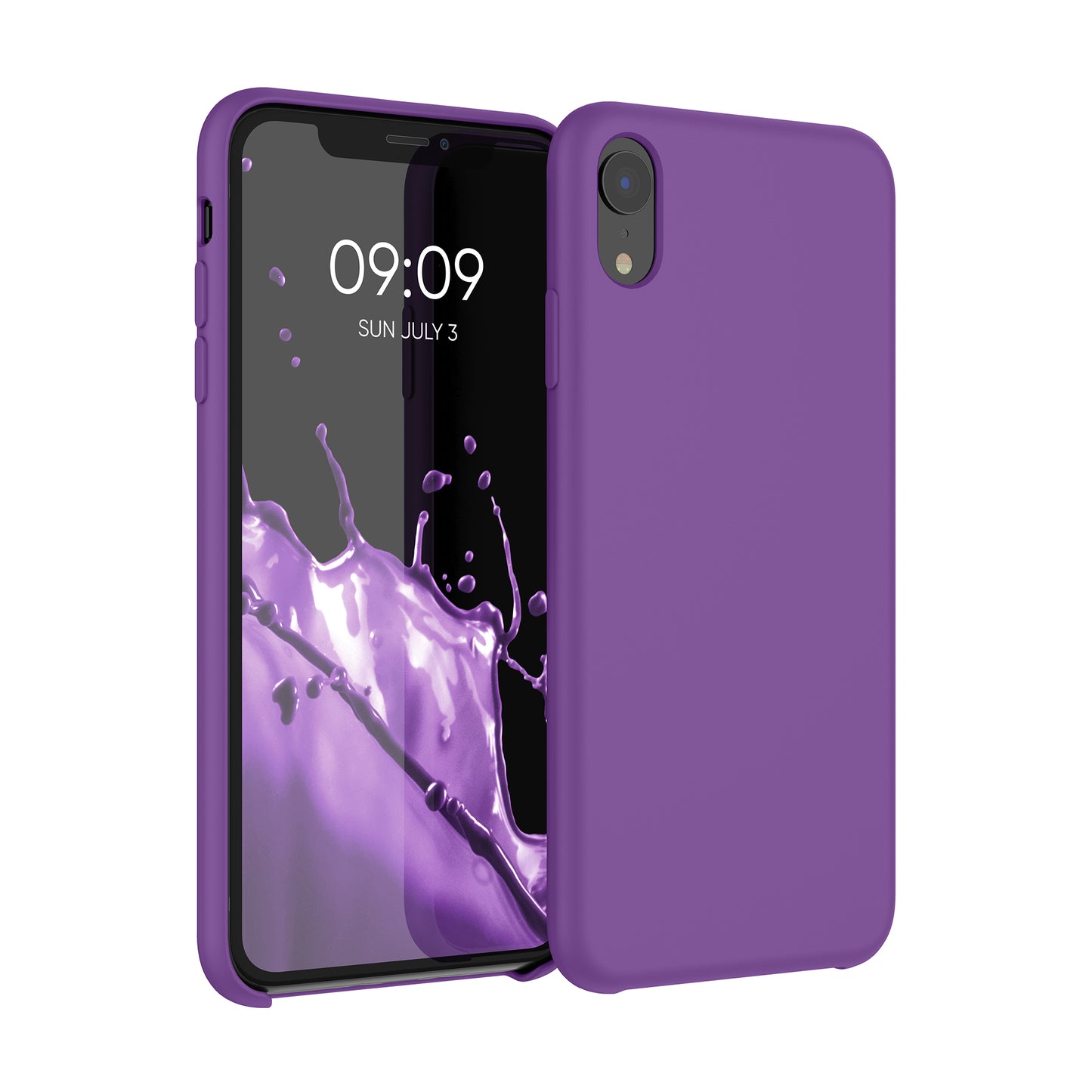 kwmobile Phone Case for Apple iPhone XR Case - Silicone - Wireless Charging - Protective Cover