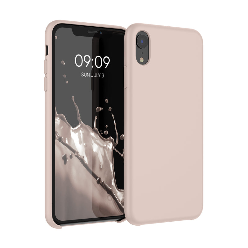 kwmobile Phone Case for Apple iPhone XR Case - Silicone - Wireless Charging - Protective Cover