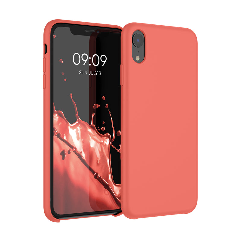 kwmobile Phone Case for Apple iPhone XR Case - Silicone - Wireless Charging - Protective Cover