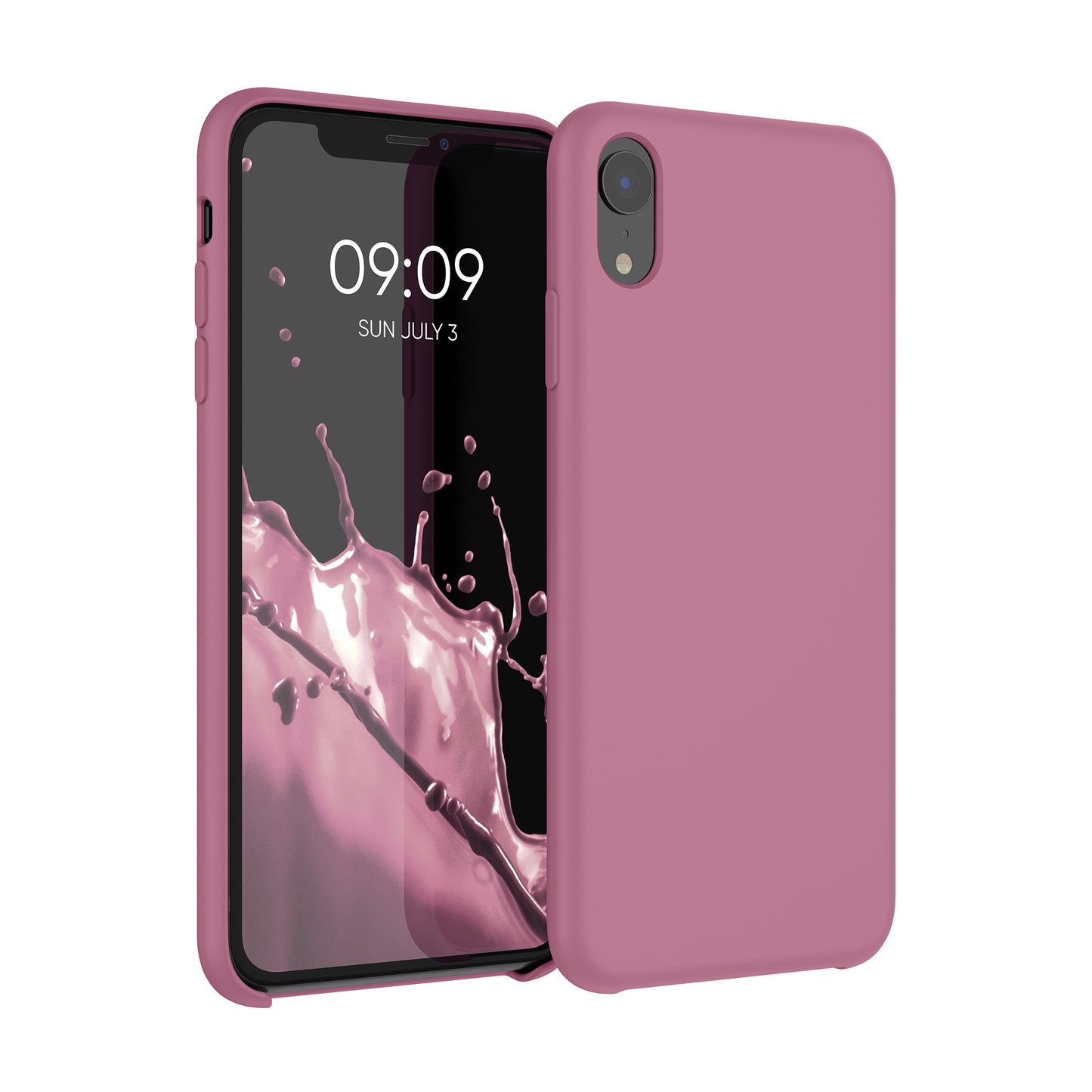kwmobile Phone Case for Apple iPhone XR Case - Silicone - Wireless Charging - Protective Cover